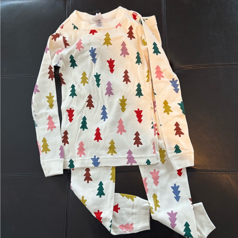 Hanna Andersson Colorful Tree Print Kids Pajamas